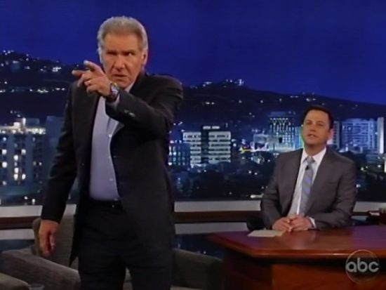Harrison Ford refuse star wars questions sur Jimmy Kimmel Live! Photo