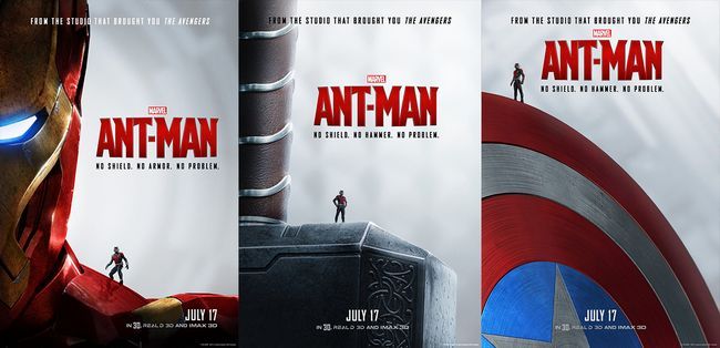 Nouveaux Ant-Man affiches veulent vraiment vous rappeler ant-man est connecté à avengers Photo