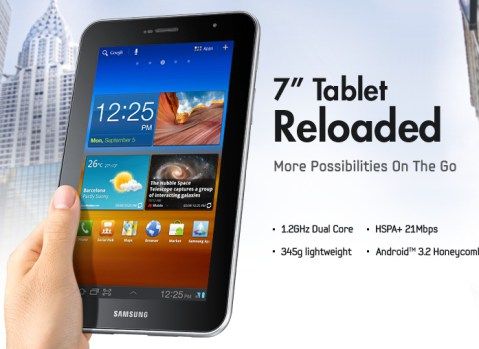 Date de Samsung Galaxy Tab 7 Plus sortie